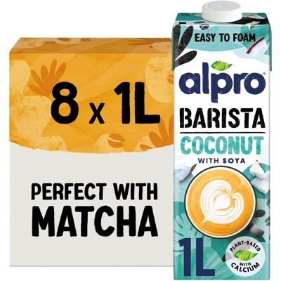 Alpro Barista Coconut Drink - Plant-Based Long Life Dairy Free & Lactose Free - Alpro Barista Coconut Drink - Plant-Based Long Life Dairy Free & Lactose Free -