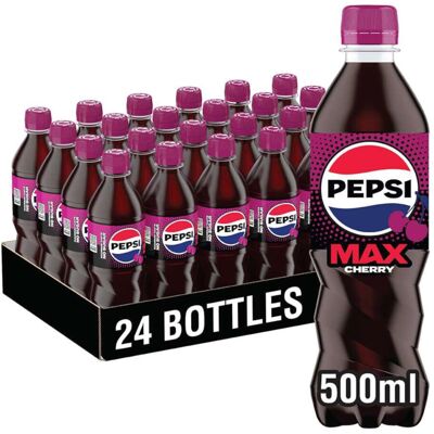 Pepsi Max Cherry 500ml (Pack of Pepsi Max Cherry 500ml (Pack of