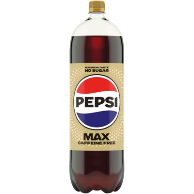 Pepsi Max No Caffeine No Sugar Cola Bottle 2L Pepsi Max No Caffeine No Sugar Cola Bottle 2L
