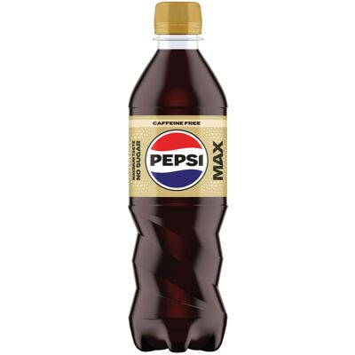 Pepsi Max Caffeine Free 500ml Pack of 12 Pepsi Max Caffeine Free 500ml Pack of 12