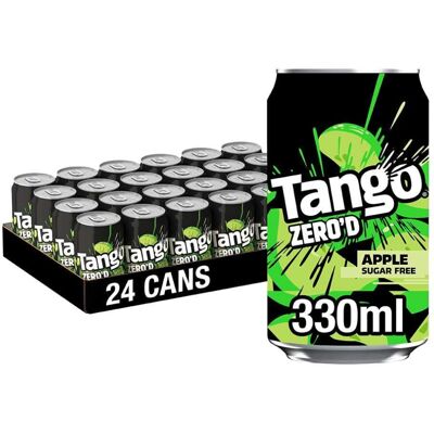 Tango Apple Sugar Free, 330ml, Pack of 24 Tango Apple Sugar Free, 330ml, Pack of 24