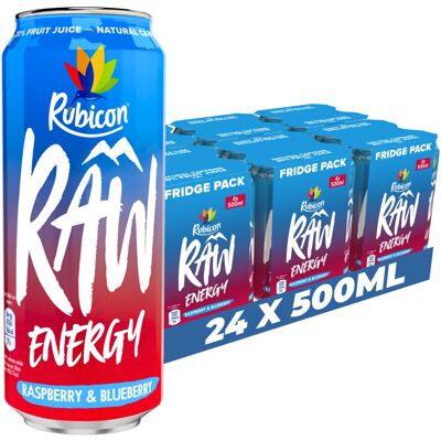 Rubicon RAW 24 Pack Raspberry & Blueberry Energy Drink, 20% Fruit Juice, High ca Rubicon RAW 24 Pack Raspberry & Blueberry Energy Drink, 20% Fruit Juice, High ca