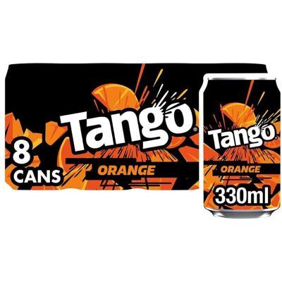 Tango Orange 330ml (Pack of 8) Tango Orange 330ml (Pack of 8)