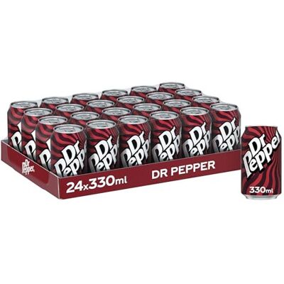 Dr Pepper 24 x 330ml Cans Dr Pepper 24 x 330ml Cans