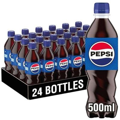 Pepsi Regular Cola 500ml (Pack of 24) Pepsi Regular Cola 500ml (Pack of 24)