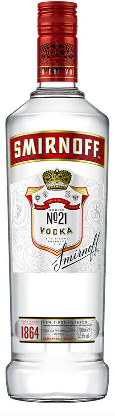 SMIRNOFF Red Russian Vodka 70cl Bottle