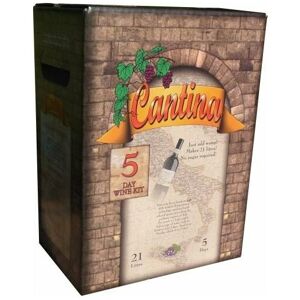 Cantina 5 Day Wine Kit Shiraz Merlot 21L Homebrew Winemaking No Sugar Required Cantina 5 Day Wine Kit Shiraz Merlot 21L Homebrew Winemaking No Sugar Required