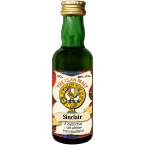 I LUV LTD Sinclair Clan Crest Miniature Whisky Collectable 5cl Bottle, Made in Scotland I LUV LTD Sinclair Clan Crest Miniature Whisky Collectable 5cl Bottle, Made in Scotland