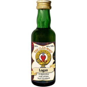 I LUV LTD Logan Clan Crest Miniature Whisky - 5cl Collectable Bottle, Made in Scotland wit I LUV LTD Logan Clan Crest Miniature Whisky - 5cl Collectable Bottle, Made in Scotland wit