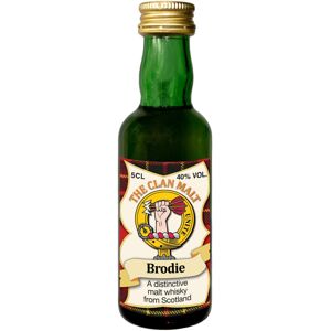 I LUV LTD Brodie Clan Crest Miniature Whisky Collectable 5cl Bottle, Made in Scotland I LUV LTD Brodie Clan Crest Miniature Whisky Collectable 5cl Bottle, Made in Scotland