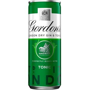 Gordons London Dry Gin & Tonic 12 x 250ml Gordons London Dry Gin & Tonic 12 x 250ml