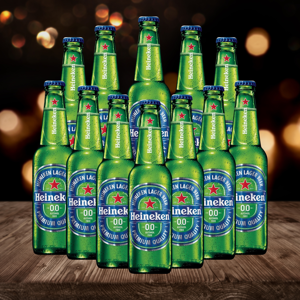 Heineken 0.0 Alcohol Free Beer 330ml Bottles - 0.0% ABV (12 Pack) Heineken 0.0 Alcohol Free Beer 330ml Bottles - 0.0% ABV (12 Pack)