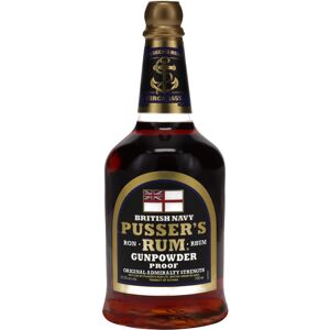 Pusser's Rum Pussers Rum Black Label Gunpowder Rum 70 cl 545 ABV Original Royal Navy Bl Pusser's Rum Pussers Rum Black Label Gunpowder Rum 70 cl 545 ABV Original Royal Navy Bl