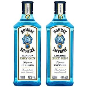 Bombay Sapphire London Dry Gin 40 vol 70 cl 700 ml 100 Vapour Infused Spir Bombay Sapphire London Dry Gin 40 vol 70 cl 700 ml 100 Vapour Infused Spir