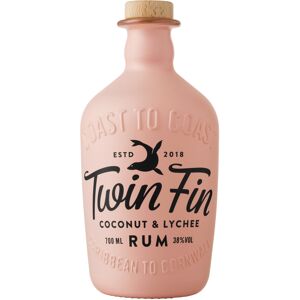 Twin Fin Coconut Lychee Rum Caribbean Rum Blended in Cornwall Sweet Trop Twin Fin Coconut Lychee Rum Caribbean Rum Blended in Cornwall Sweet Trop