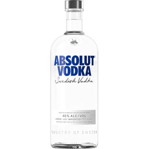 Absolut Vodka Swedish Vodka, 40% ABV, 1L, Absolut Vodka Swedish Vodka, 40% ABV, 1L,