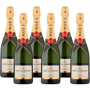 Moet & Chandon Champagne Box Moet and Chandon Brut Imperial NV 75 cl (Case of 6) Moet & Chandon Champagne Box Moet and Chandon Brut Imperial NV 75 cl (Case of 6)