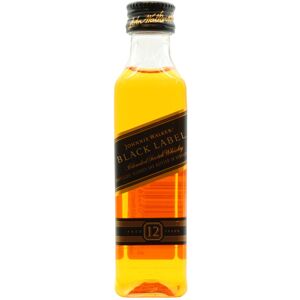 Johnnie Walker - Black Label Blended Scotch - 12 year old Whisky 5cl 40% ABV Min Johnnie Walker - Black Label Blended Scotch - 12 year old Whisky 5cl 40% ABV Min