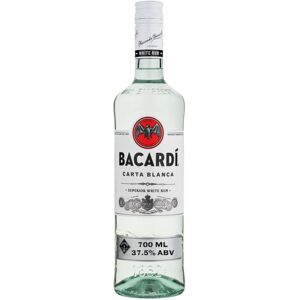 BACARDI Carta Blanca Superior White Rum - 700ml / 70cl, 37.5% ABV - Iconic Carib BACARDI Carta Blanca Superior White Rum - 700ml / 70cl, 37.5% ABV - Iconic Carib