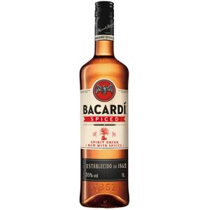 BACARDI BACARDÍ Spiced, 35% ABV, 100cl / 1l, Premium Spirit Drink Made with Barrel-aged BACARDI BACARDÍ Spiced, 35% ABV, 100cl / 1l, Premium Spirit Drink Made with Barrel-aged