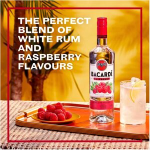 BACARDI BACARDÍ Raspberry 27 ABV 70cl 700 ml White Rum Blended with Crisp Ras BACARDI BACARDÍ Raspberry 27 ABV 70cl 700 ml White Rum Blended with Crisp Ras