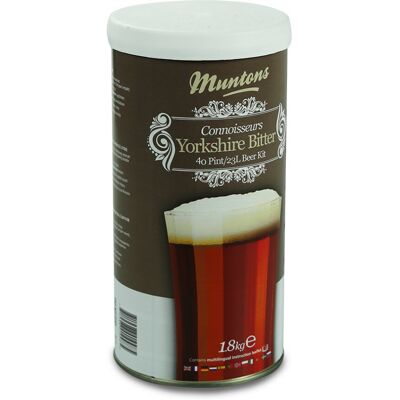 (Yorkshire Bitter) Muntons Connoisseurs 40 Pint Beer Kits (Yorkshire Bitter) Muntons Connoisseurs 40 Pint Beer Kits