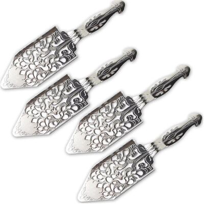 Unbranded 4pcs Stainless Steel Absinthe Spoons Vintage Bar Glass Cup Drinking Filter Hollo Unbranded 4pcs Stainless Steel Absinthe Spoons Vintage Bar Glass Cup Drinking Filter Hollo