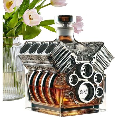 Unbranded (Style a) Whisky Bottle, Spirits Dispenser - V8 Motor-Inspired Vodka Bottle Deca Unbranded (Style a) Whisky Bottle, Spirits Dispenser - V8 Motor-Inspired Vodka Bottle Deca