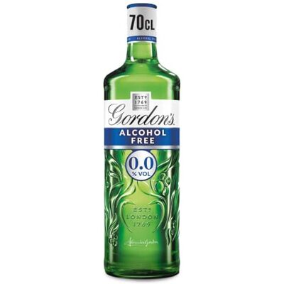 Gordons Gordon's Alcohol Free Spirit 0% vol 70cl Created with the Gin Botanicals U Gordons Gordon's Alcohol Free Spirit 0% vol 70cl Created with the Gin Botanicals U