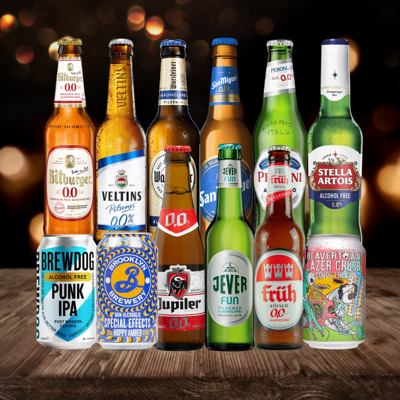 BeerHunter Alcohol Free Mixed Beer Case Non Alcoholic Beer (12 Pack) BeerHunter Alcohol Free Mixed Beer Case Non Alcoholic Beer (12 Pack)