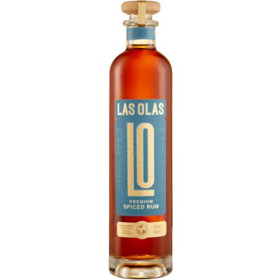 Las Olas Spiced Rum 70cl 40 ABV Premium Spiced Rum with Vanilla Cacao Ci Las Olas Spiced Rum 70cl 40 ABV Premium Spiced Rum with Vanilla Cacao Ci