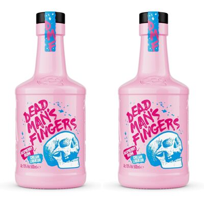 Dead Man's Fingers Dead Mans Fingers Raspberry Rum Cream Liqueur 50cl Pack of 2 Dead Man's Fingers Dead Mans Fingers Raspberry Rum Cream Liqueur 50cl Pack of 2