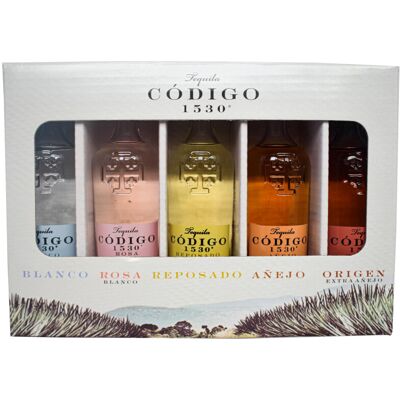CÓDIGO 1530 C?digo 1530 Ultra-Premium Tequila Gift Set (Blanco, Rosa Blanco, Reposado, A?ejo CÓDIGO 1530 C?digo 1530 Ultra-Premium Tequila Gift Set (Blanco, Rosa Blanco, Reposado, A?ejo