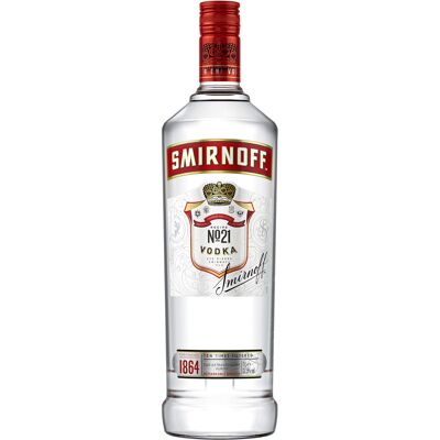 Smirnoff No. 21 Vodka 37.5% vol 1L Triple Distilled & 10 x Filtered Prem Smirnoff No. 21 Vodka 37.5% vol 1L Triple Distilled & 10 x Filtered Prem