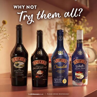 Baileys White Chocolate Flavour with Raspberry Liqueur 17% vol 50cl Blend Baileys White Chocolate Flavour with Raspberry Liqueur 17% vol 50cl Blend