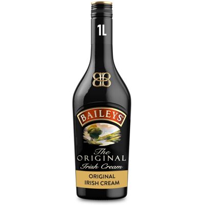 Baileys Original Irish Cream Liqueur 17% vol 1L Fine Irish Whiskey & Dairy Baileys Original Irish Cream Liqueur 17% vol 1L Fine Irish Whiskey & Dairy