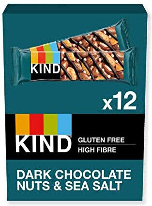 KIND Bars, Healthy Gluten Free & Low Calorie Snack Bars, Dark Chocolate Nuts & S