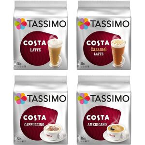 Tassimo Costa Coffee Mix Flavour - 64 T-Discs - 40 Servings Tassimo Costa Coffee Mix Flavour - 64 T-Discs - 40 Servings