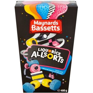 Maynards Bassetts Allsort Liquorice Sweets Bag, 400 g Maynards Bassetts Allsort Liquorice Sweets Bag, 400 g