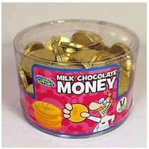 Unbranded Crazy Candy Factory Milk Chocolate Coins - 120 x Gold Foiled Euro Coins Unbranded Crazy Candy Factory Milk Chocolate Coins - 120 x Gold Foiled Euro Coins