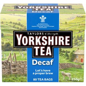 Yorkshire Tea Decaf, 80 Tea Bags (Pack of 5, total 400 teabags) Yorkshire Tea Decaf, 80 Tea Bags (Pack of 5, total 400 teabags)