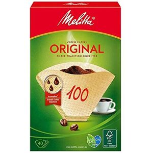 Melitta Coffee Filters 100/40 Natural Brown (Pack of 40 Filters) Melitta Coffee Filters 100/40 Natural Brown (Pack of 40 Filters)