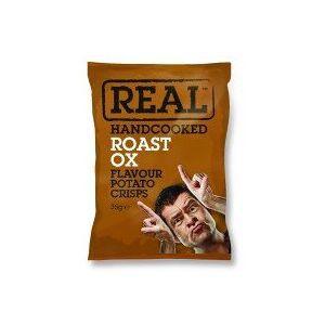 Real Crisps Roast Ox 24x35g Real Crisps Roast Ox 24x35g