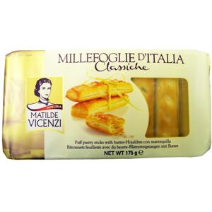 Matilde Vicenzi - Italian Puff Pastry Sticks - 175g (pack of 3) Matilde Vicenzi - Italian Puff Pastry Sticks - 175g (pack of 3)