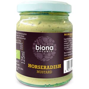 Horseradish Mustard, Organic 125g (Biona) Horseradish Mustard, Organic 125g (Biona)