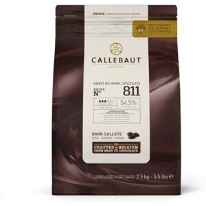 Callebaut 811 Dark Chocolate Callets 54.5% – 2.5kg, Finest Belgian Cocoa, Balanc Callebaut 811 Dark Chocolate Callets 54.5% – 2.5kg, Finest Belgian Cocoa, Balanc