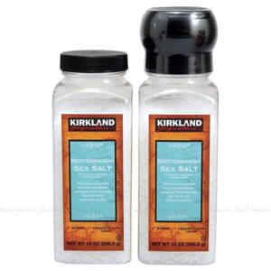 Kirkland Signature Mediterranean Sea Salt Spice Adjustable Grinder + Refill 737g Kirkland Signature Mediterranean Sea Salt Spice Adjustable Grinder + Refill 737g