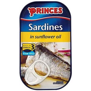 Princes Sardines in Sunflower Oil 120 g (Pack of 12) Princes Sardines in Sunflower Oil 120 g (Pack of 12)