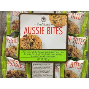 Organic Aussie Bites - Oats - Snack Organic Aussie Bites - Oats - Snack