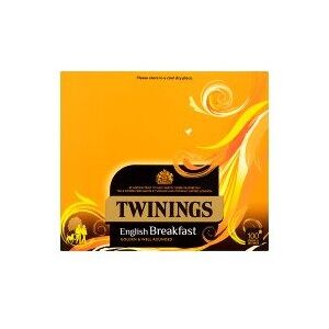 Twinings English Breakfast 100 String & Tag Bags 200g (6 x 100s) Twinings English Breakfast 100 String & Tag Bags 200g (6 x 100s)